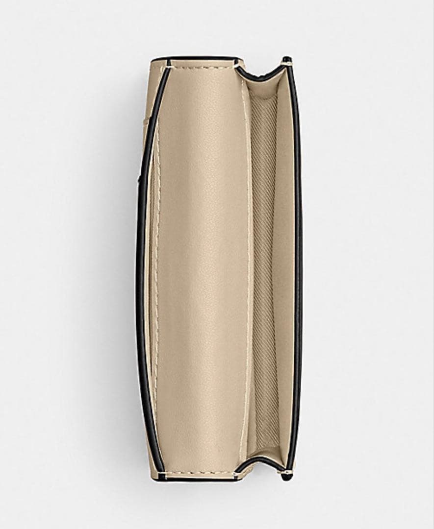 COACH ベージュ レザー 名刺入れ 箱入り