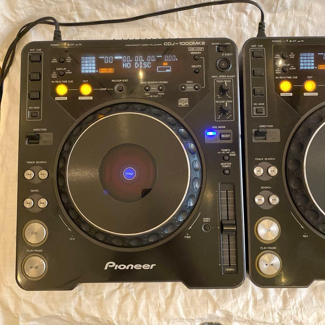 Pioneer CDJ-1000MK2 パイオニアCDJ中古2台セット DJ機材