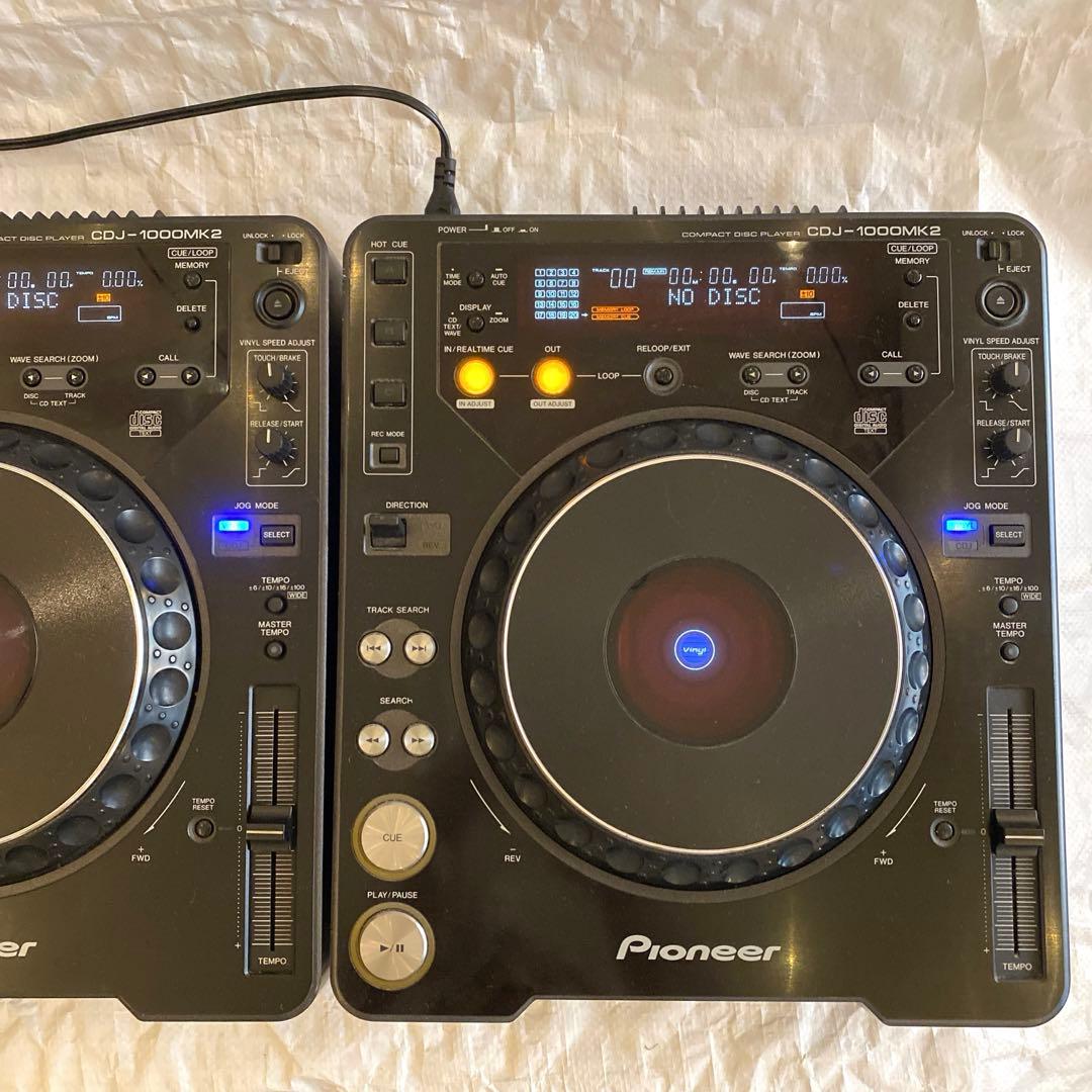 Pioneer CDJ-1000MK2 パイオニアCDJ中古2台セット DJ機材