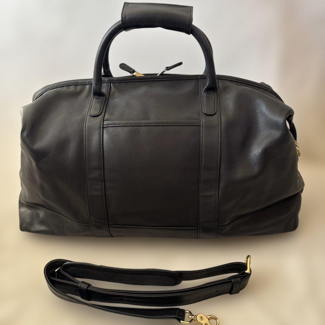 美品 COACH オールドコーチ 大容量ボストンバッグ ブラック　付属品付