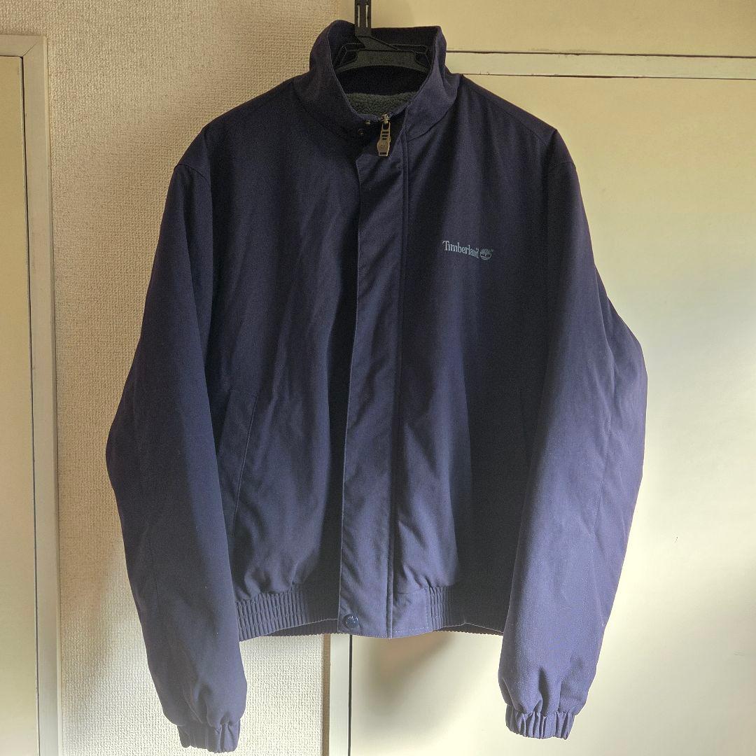 Timberland ネイビー ナイロンジャケット S