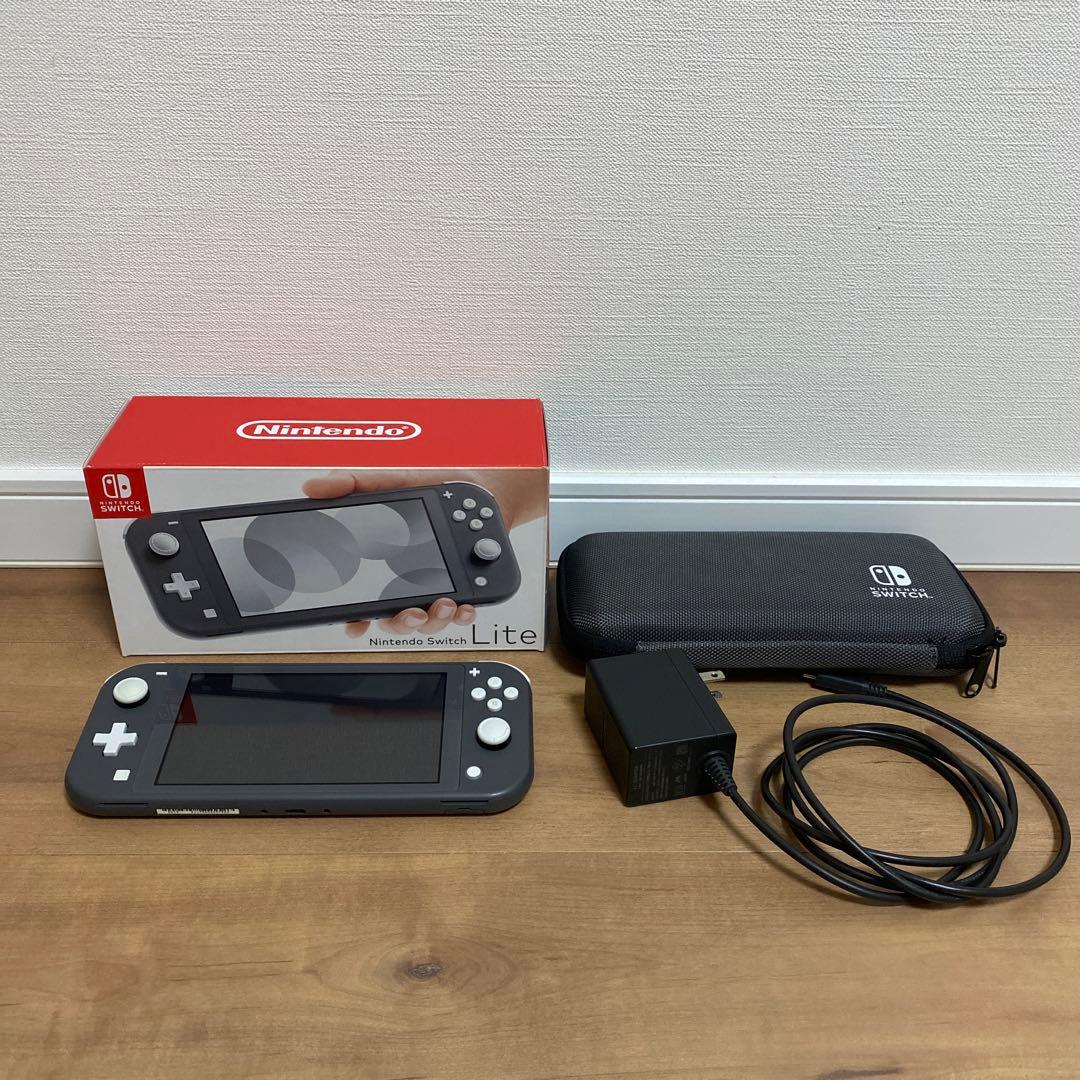 美品　Nintendo Switch Lite グレー 本体