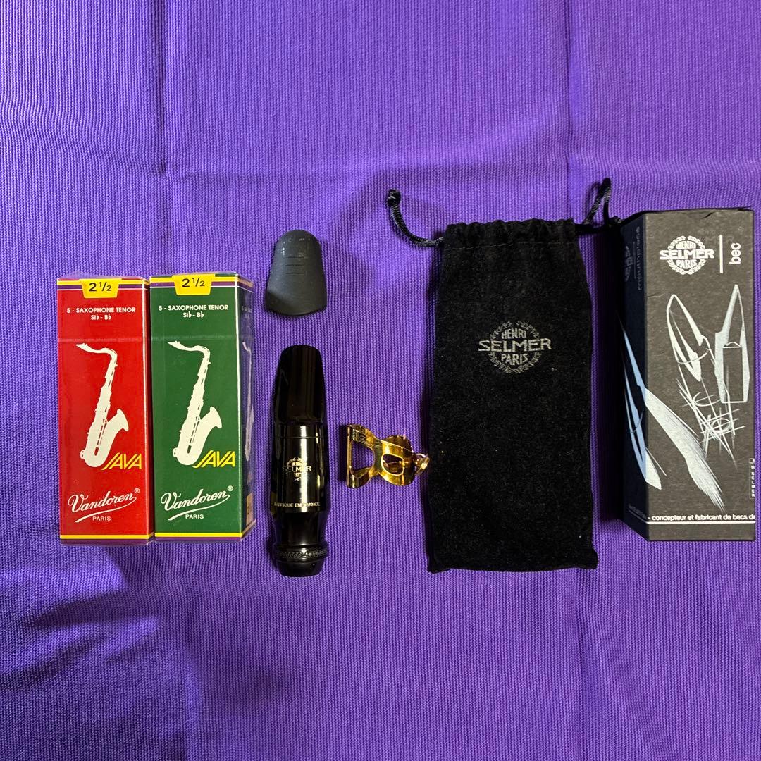 セルマー Soloist テナーサックス用マウスピースD BGリガチャー付き