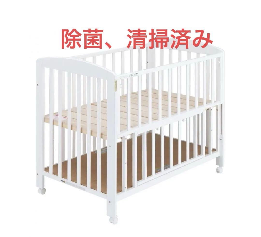 ⭐︎除菌拭き済み美品⭐︎KATOJIベビーベッド　立ちベッド　シンプルコンフォートF