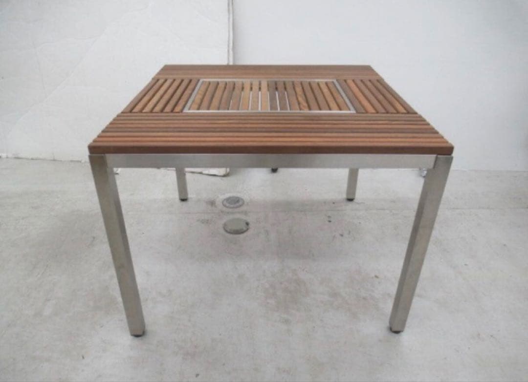 スノーピーク 廃盤 ガーデンユニットテーブルスクエア ウッドトップセット