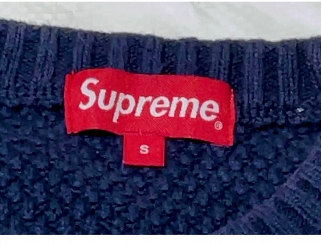 限定Supreme Textured Small Box Sweater