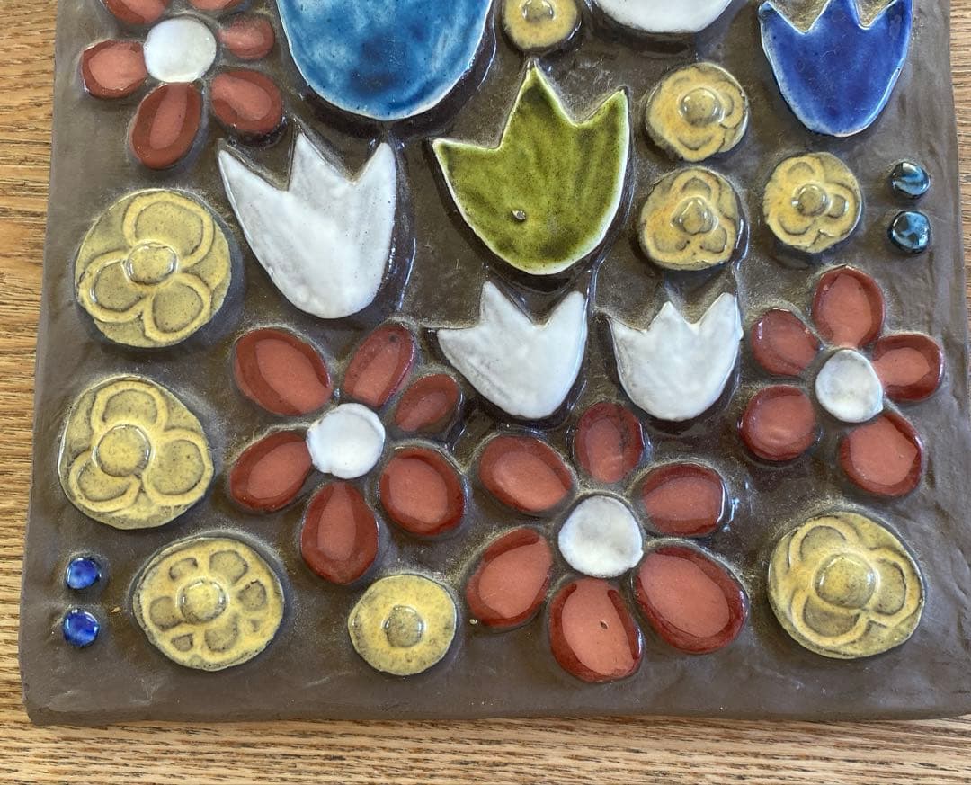 Jie Gantofta ジイガントフタ チューリップの陶板