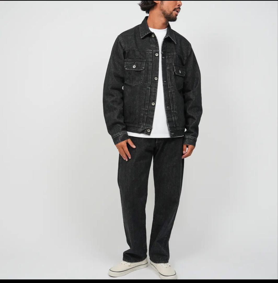 ジャケット・アウター Black Denim Jacket ovy kaja