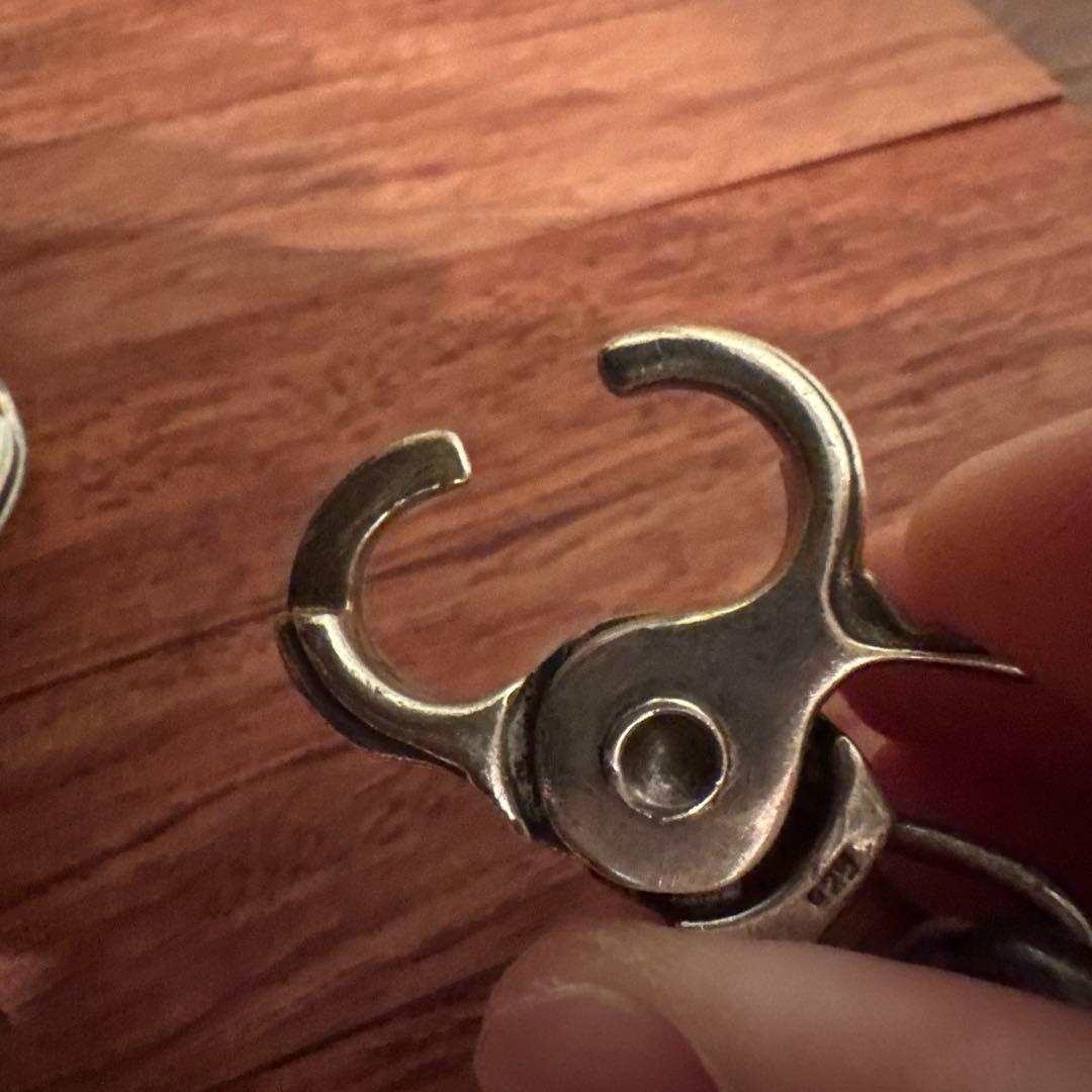 90's 925シルバー ウォレットチェーン 60㎝