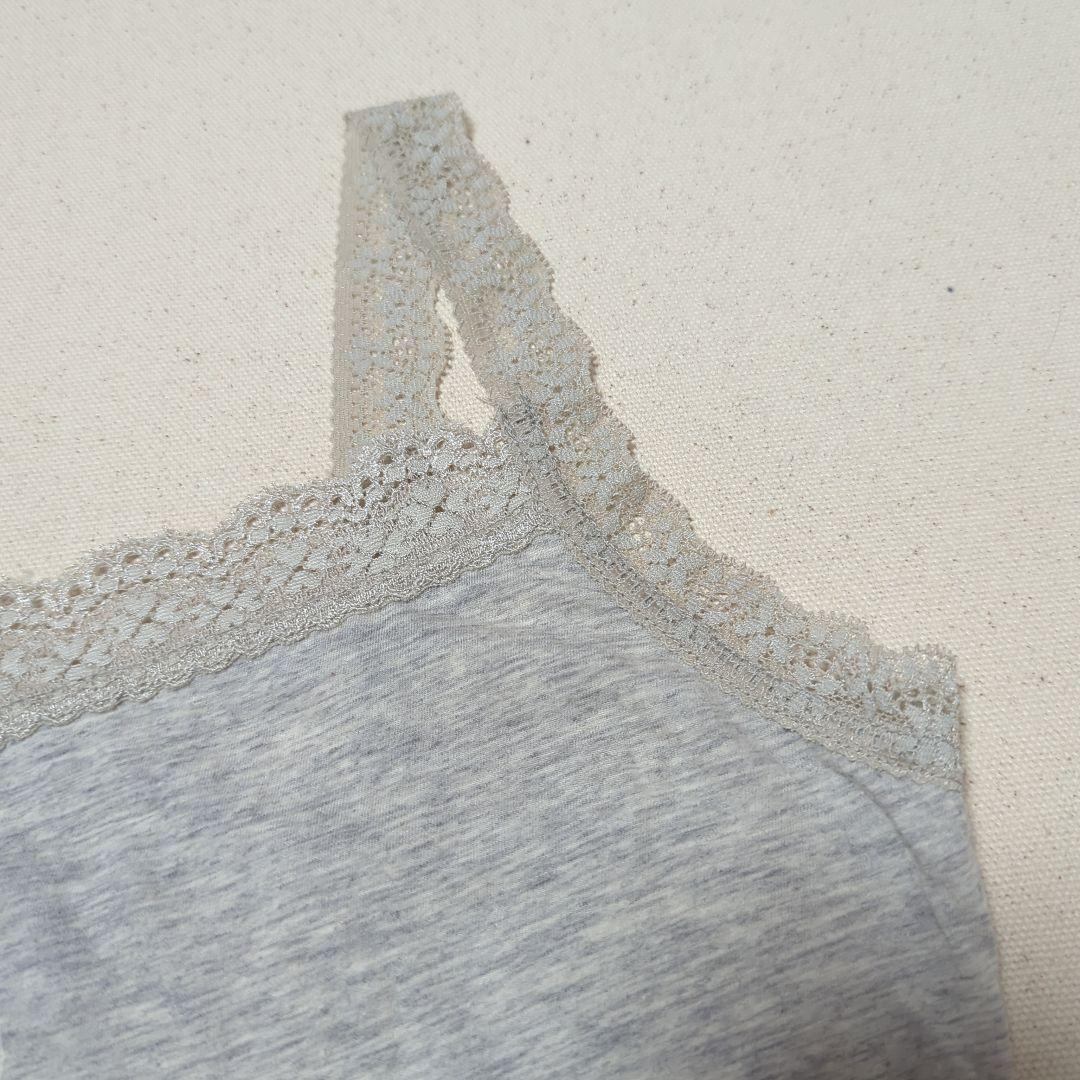 【美品♡】 ヒステリックグラマー　ヒスガールレース紐キャミソール　グレー