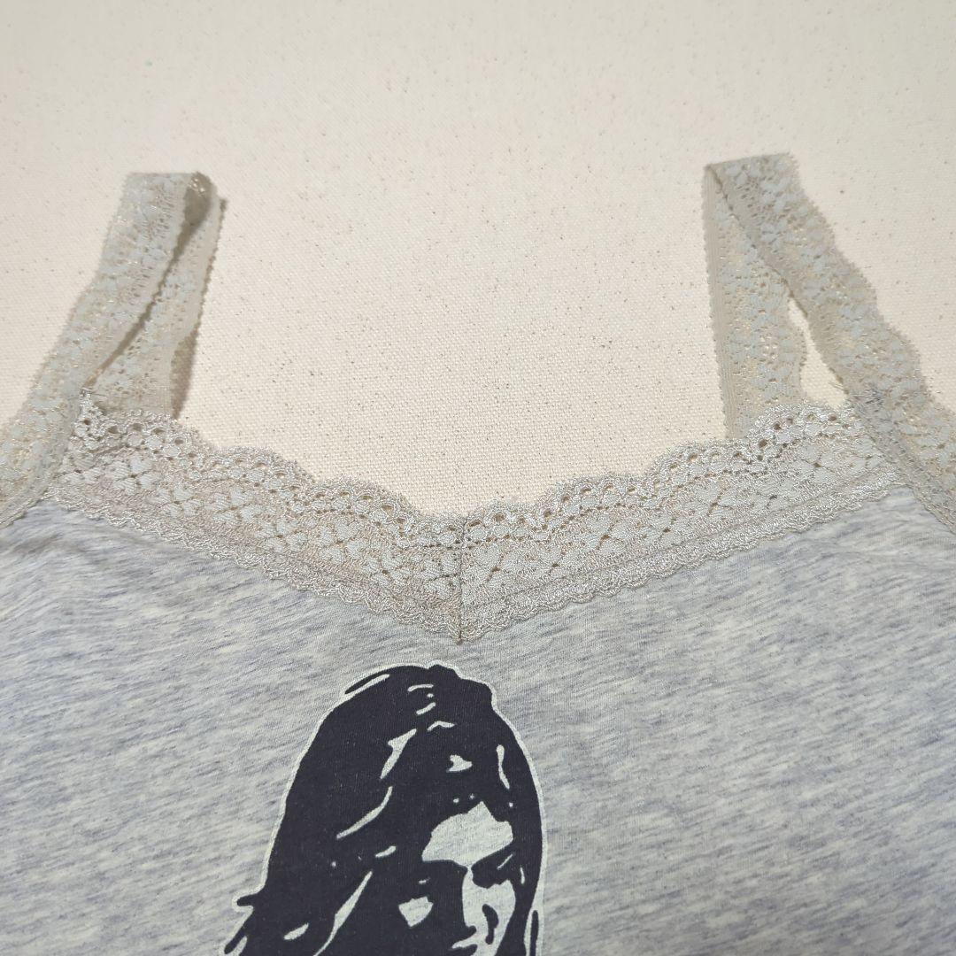 【美品♡】 ヒステリックグラマー　ヒスガールレース紐キャミソール　グレー