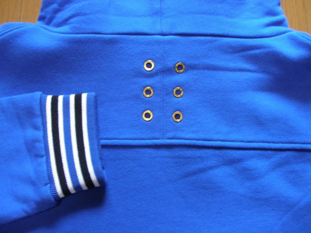 ラッセルノ FLAGロゴ MASK HOODIE メンズサイズ(5) ブルー新品