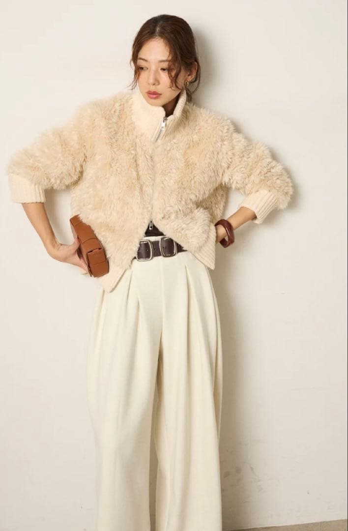 charm！！　エシカ　ハイネックボアブルゾン