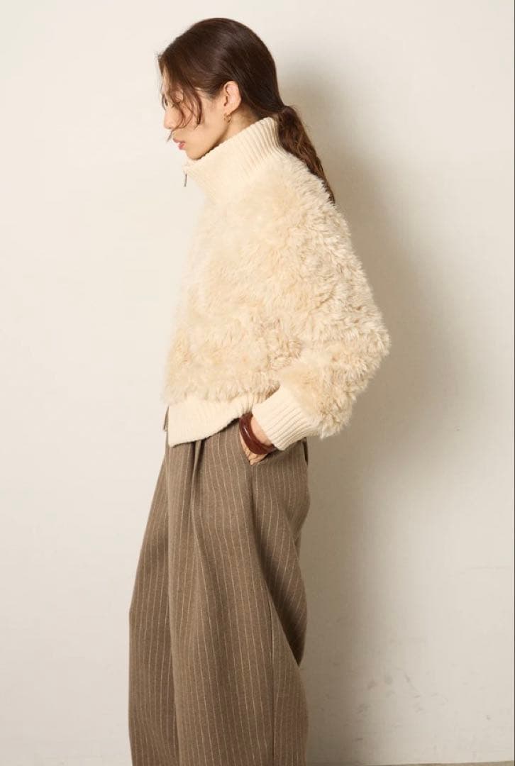 charm！！　エシカ　ハイネックボアブルゾン