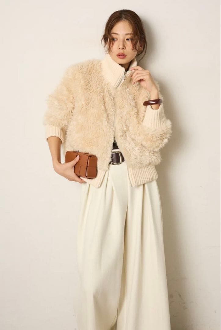 charm！！　エシカ　ハイネックボアブルゾン