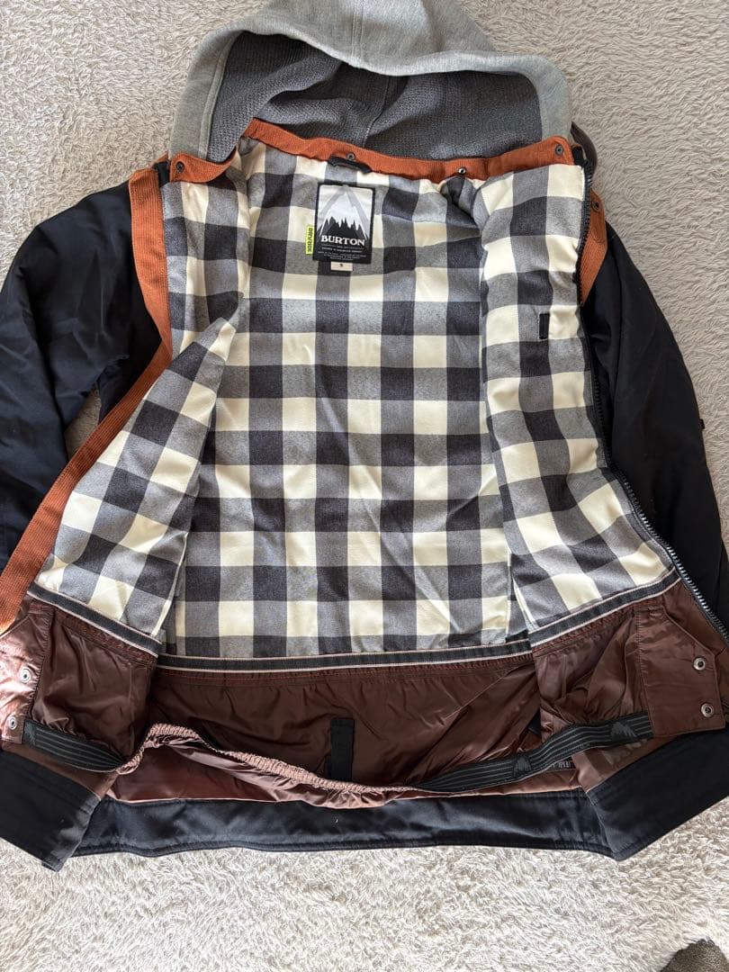 バートンBURTONスノーボードフード付きジャケット S