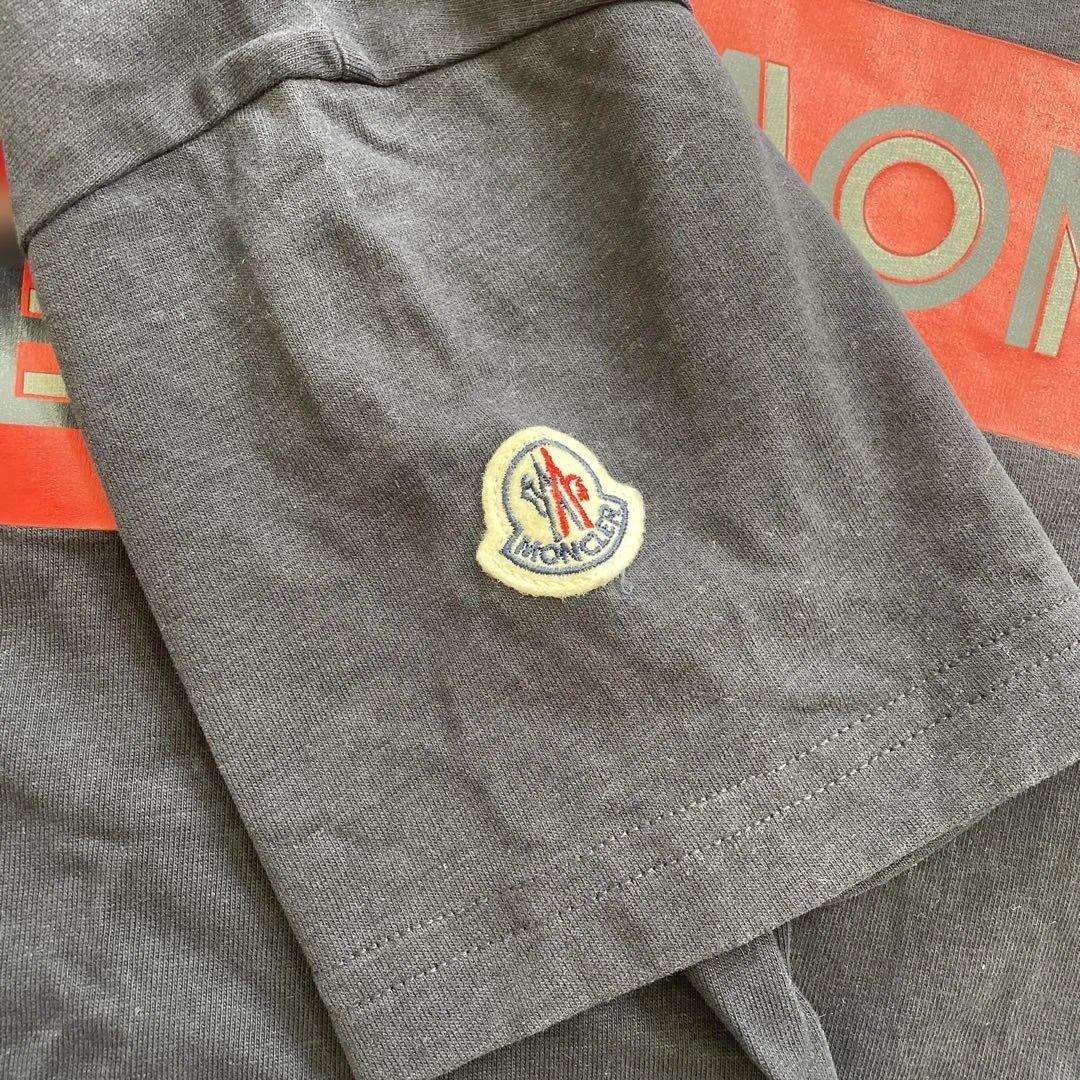 M　　　2枚セットMONCLER ネイビー ロゴ Tシャツ