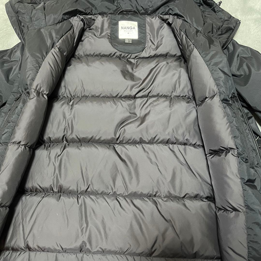 NANGA ナンガ　オーロラダウンジャケット　L ブラック　日本製