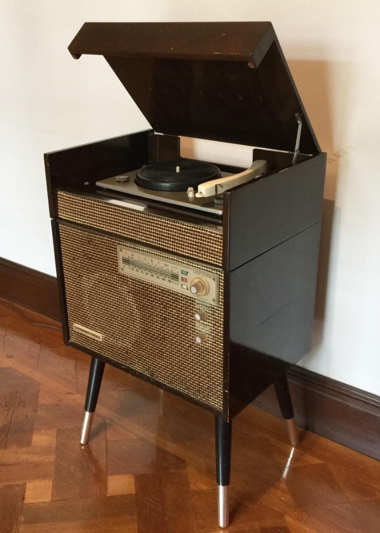 日立 真空管式ラジオ 電蓄 レコードプレーヤー SPレコード レトロ