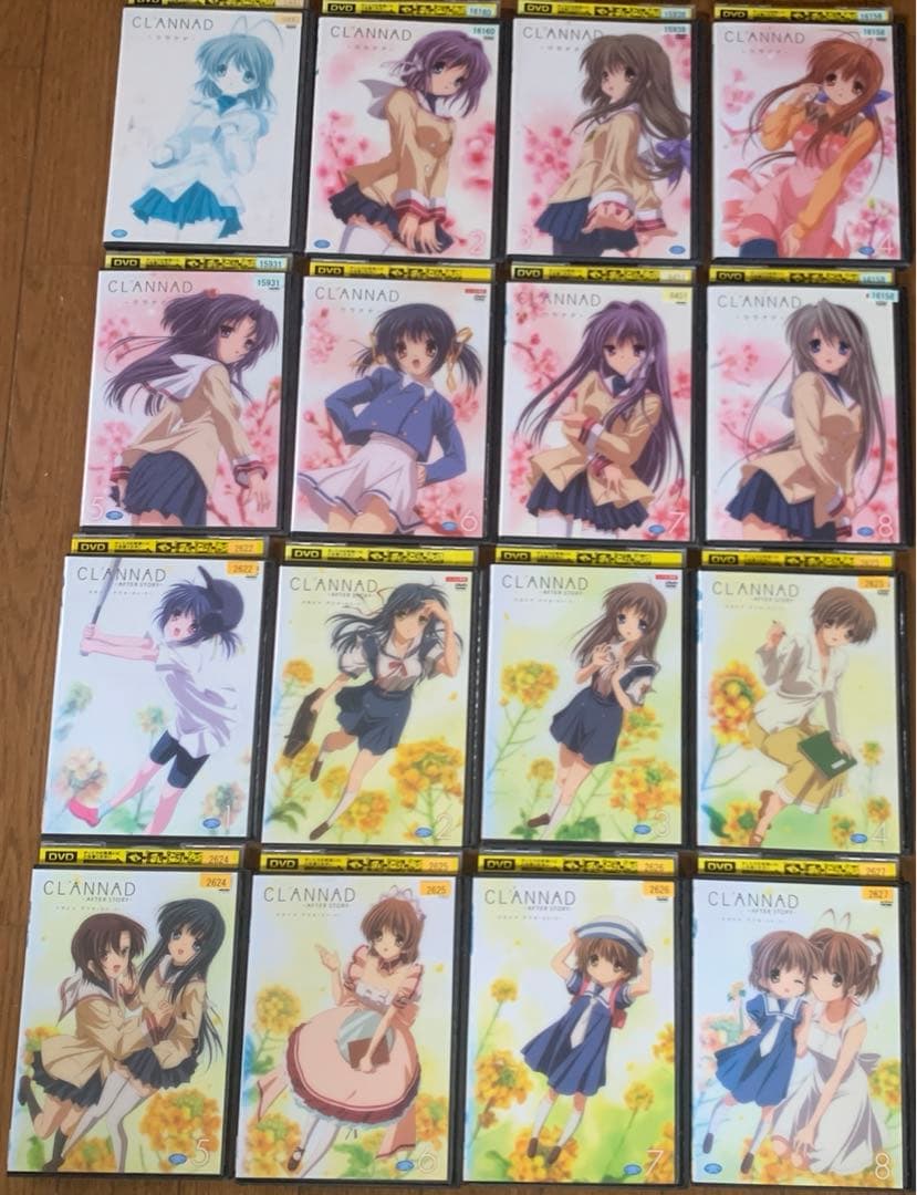 CLANNAD/クラナド【1期+2期】DVD16巻
