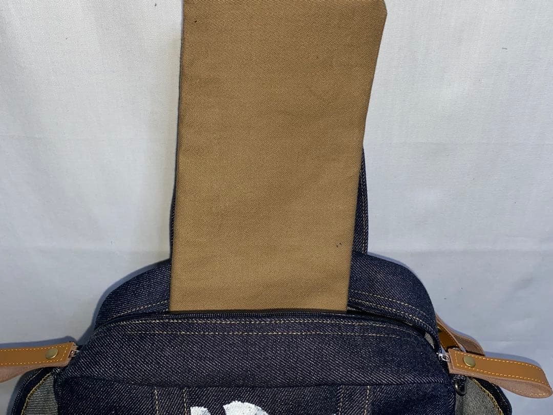 セール☆岡山デニム☆ステンシル☆トラネコ☆悪ネコ☆4wayボストンバッグ