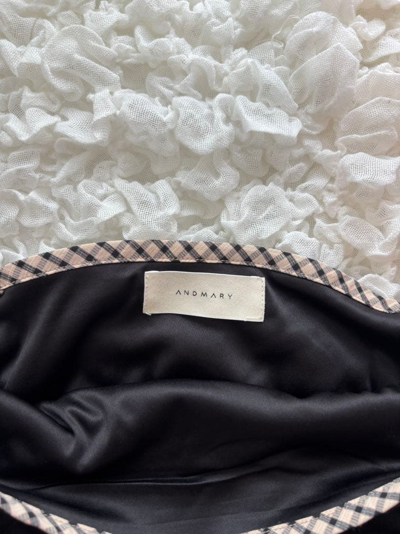 トップス Alice check ribbon tops