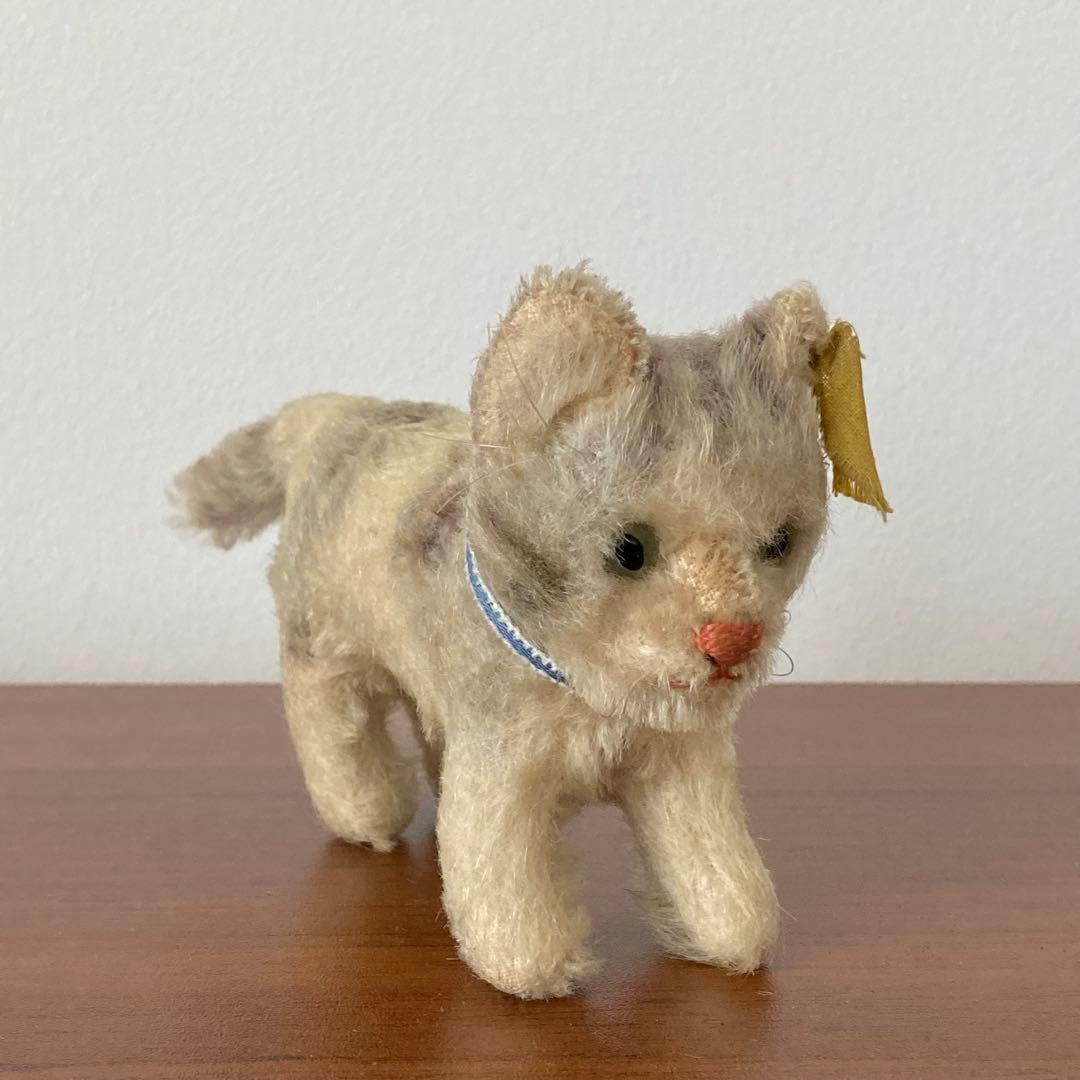 オールドシュタイフ　シュタイフ　子猫　tabby　ドイツ　ヴィンテージ