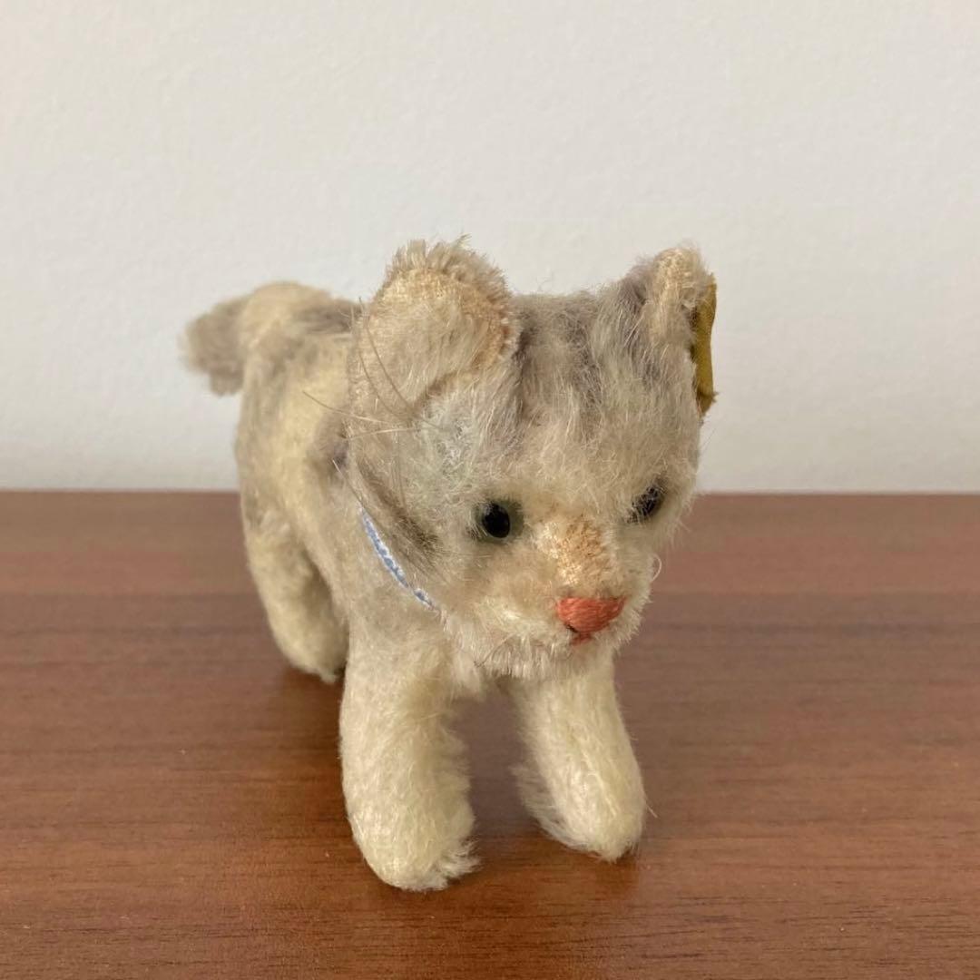 オールドシュタイフ　シュタイフ　子猫　tabby　ドイツ　ヴィンテージ