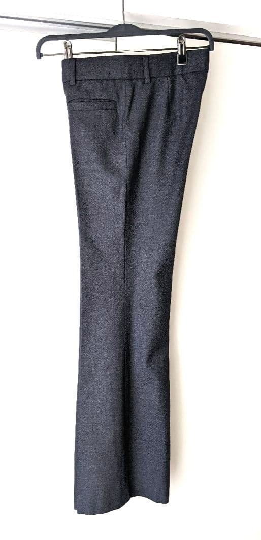 【美品】Theory　セオリー　美ライン　フレアパンツ　グレー　2 M