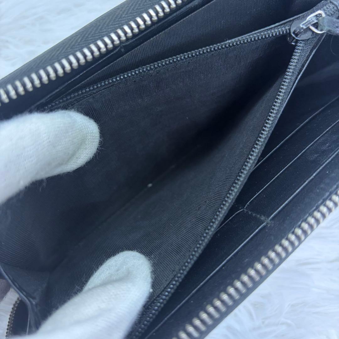 美品✨グッチ　長財布　ラウンドファスナー　GGスプリーム　インプリメ　レザー