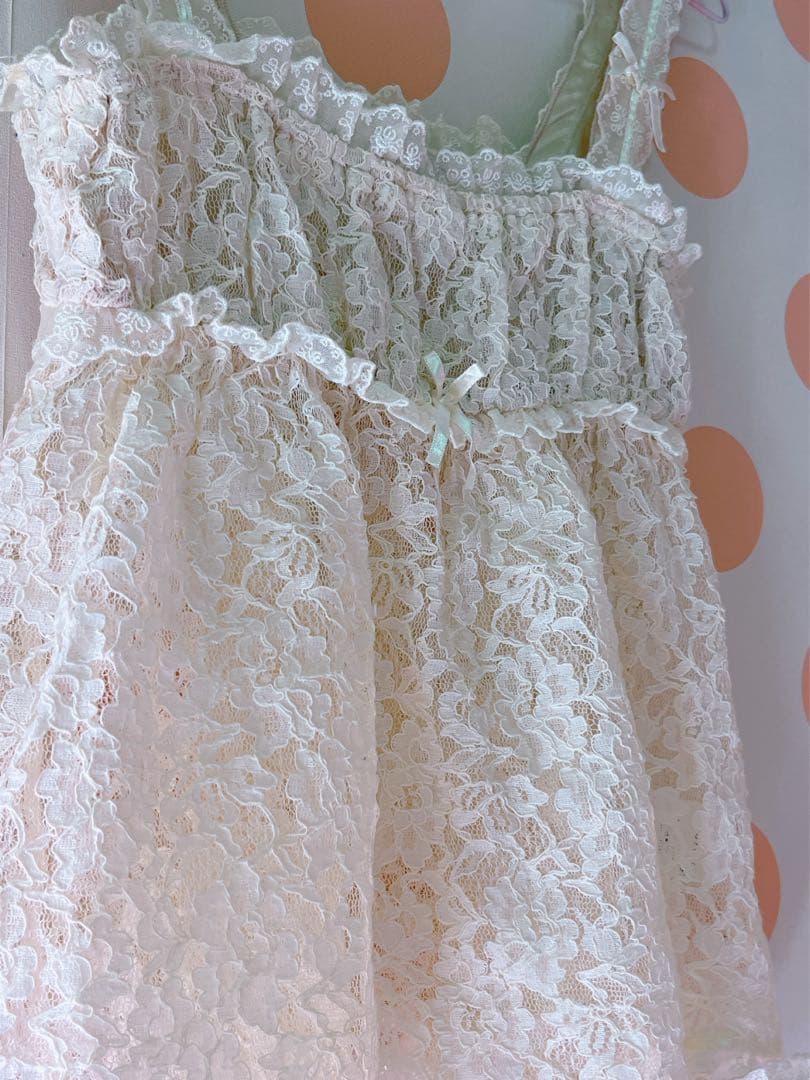 レア 平成初期 リズリサ　レースフリルキャミ フェアリーグランジ　平成ギャル