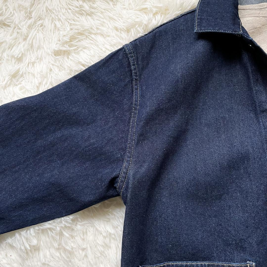 デニムカバーオール sizeFREE　Indigo　かぐれ