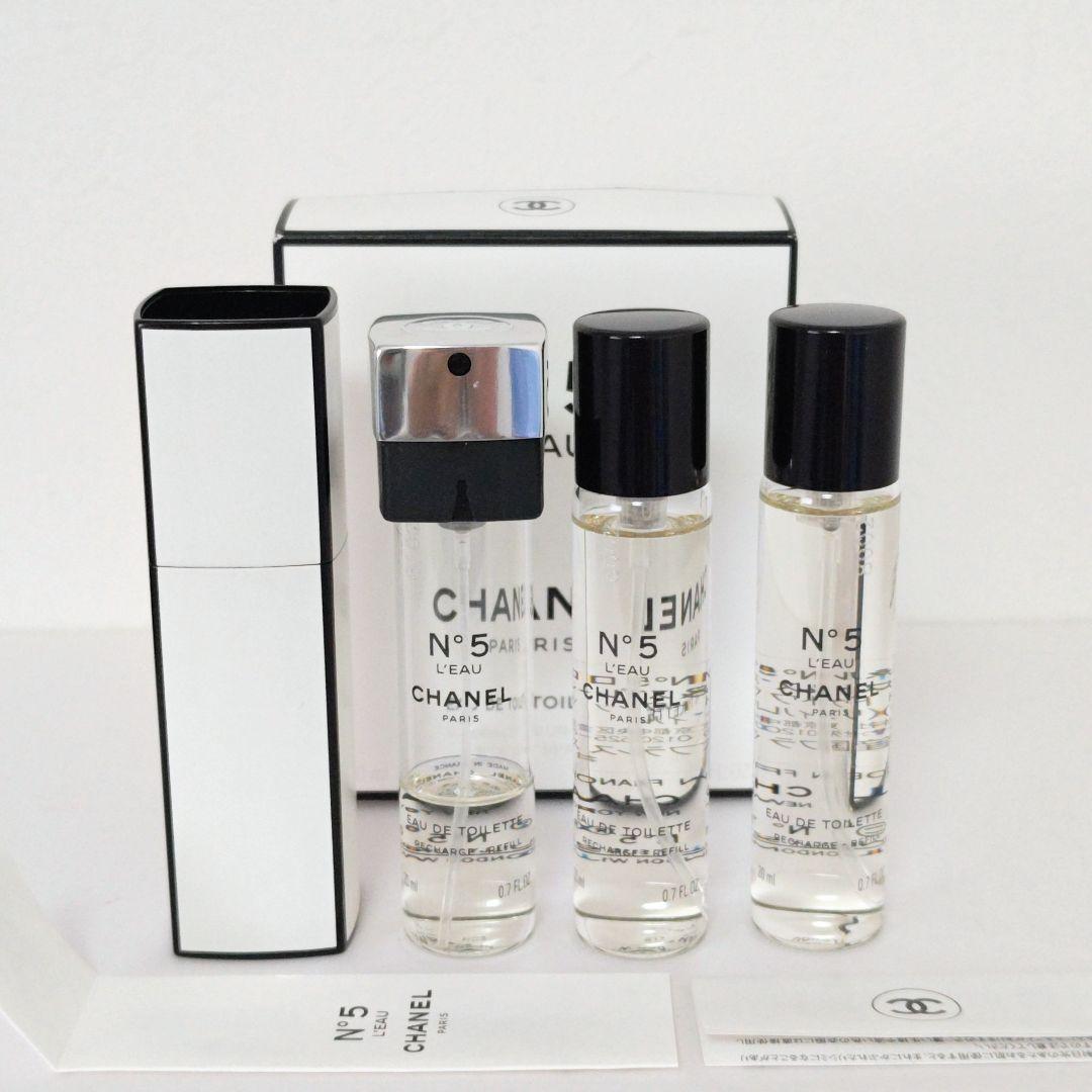 CHANEL No5 ロー オードゥトワレット ツイスト＆スプレイ 20ml×3