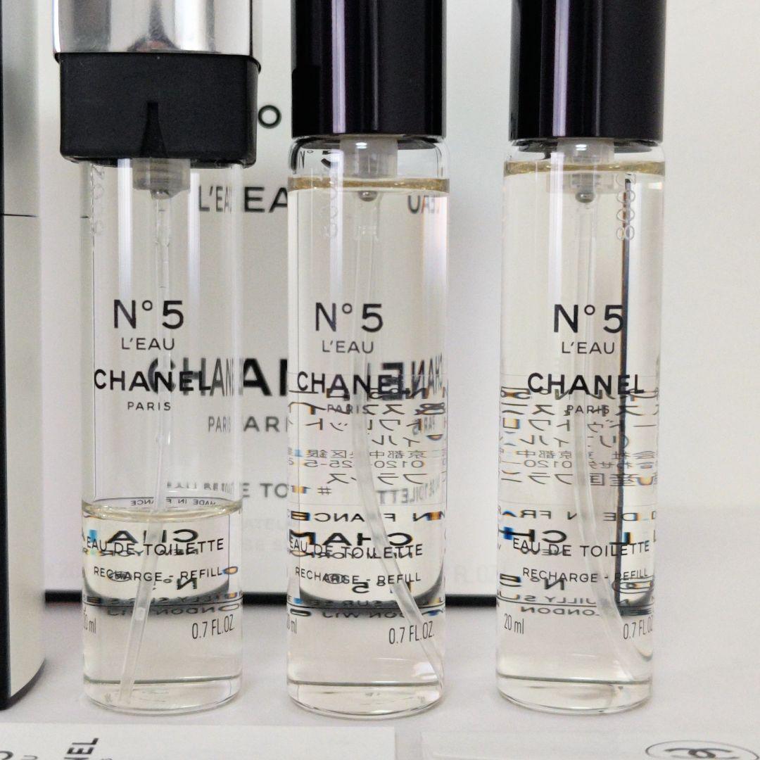 CHANEL No5 ロー オードゥトワレット ツイスト＆スプレイ 20ml×3