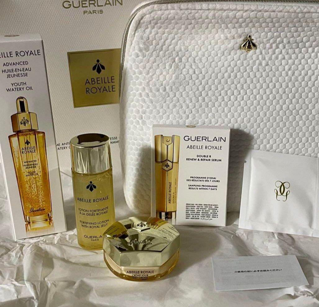 新品 未使用 ゲラン アベイユロイヤルオイル50mlコフレ ポーチ付き