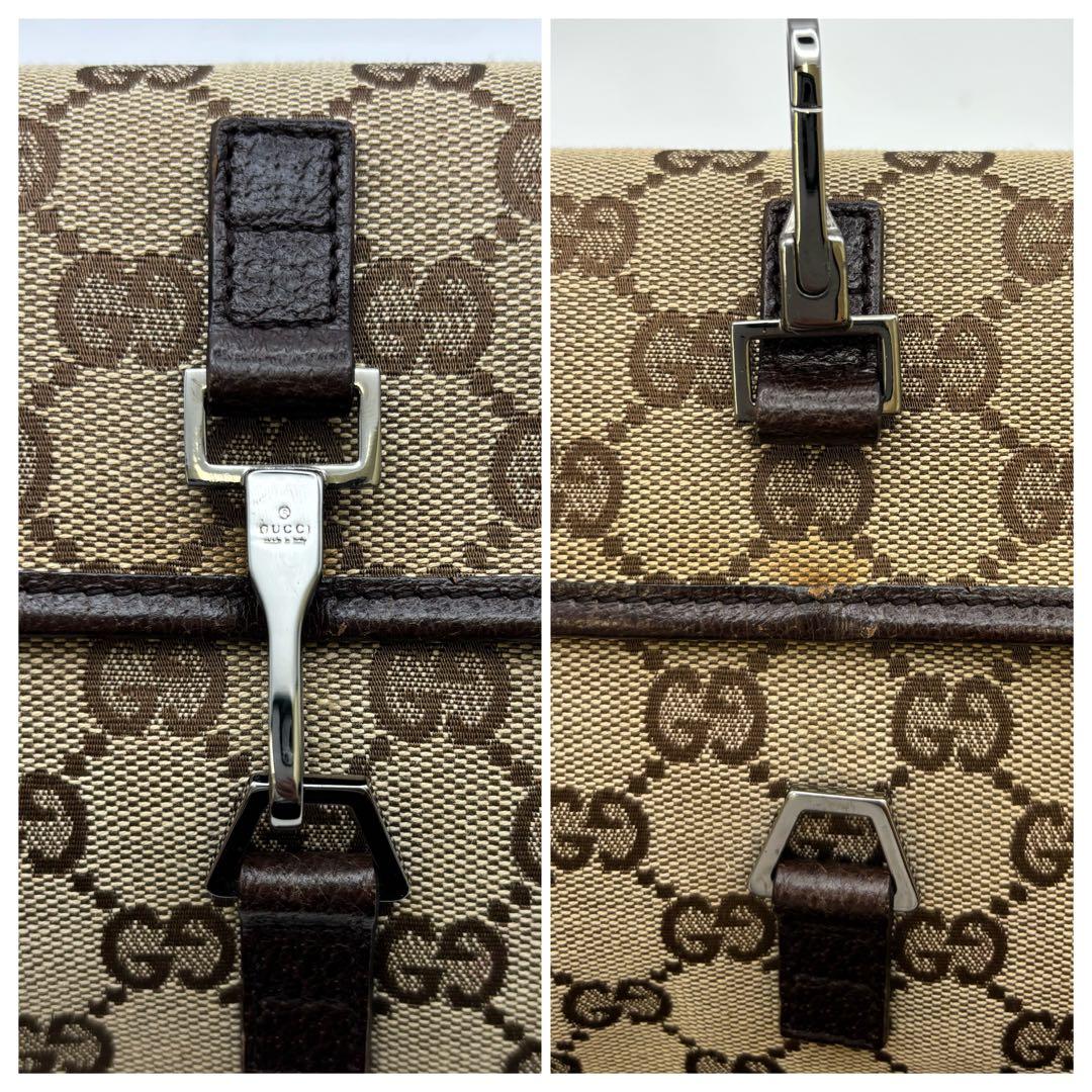 GUCCI グッチ GGキャンバス ボディバッグ ウエストポーチ 92543