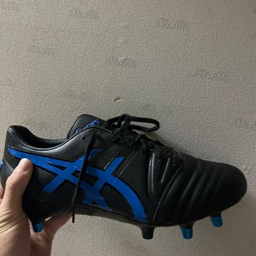 ASICS ラグビーシューズ ブラック/ブルー