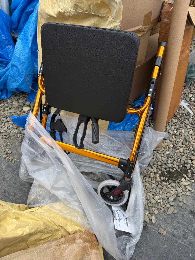 歩行器 竹虎ハッピーIINB オレンジメタリック