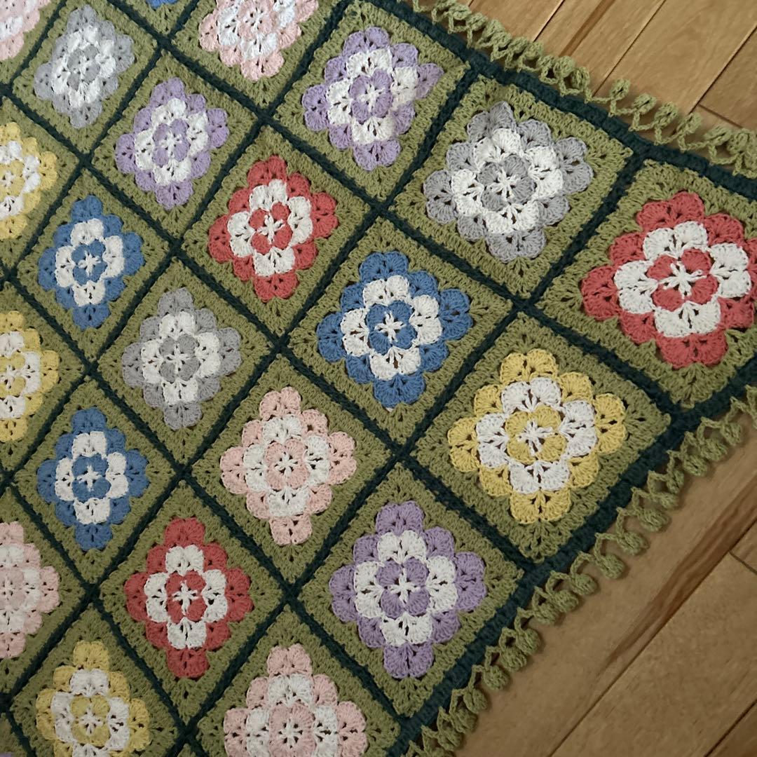 手編み　♡マルチカバー♡