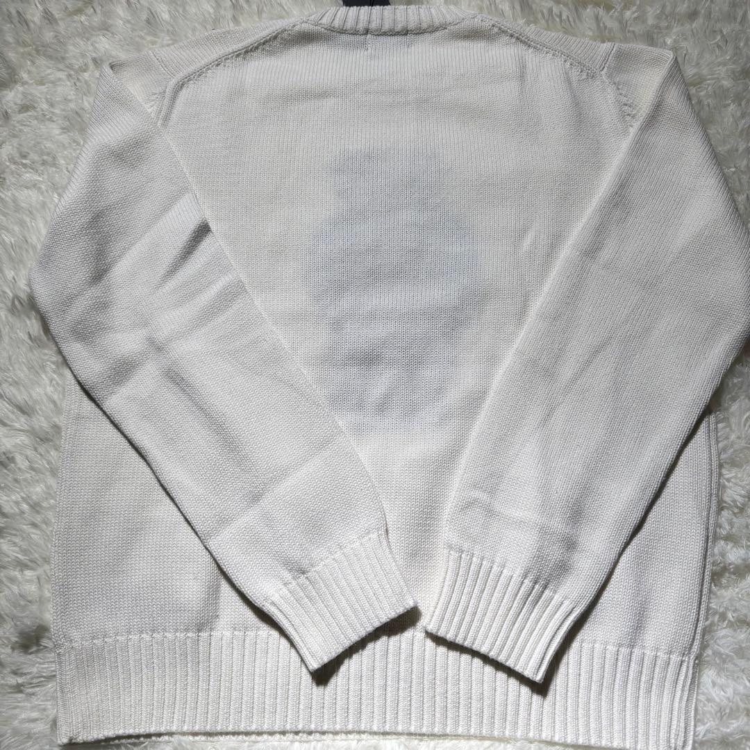 L ラルフローレン ポロベア ニット セーター ホワイト メンズ　レディース