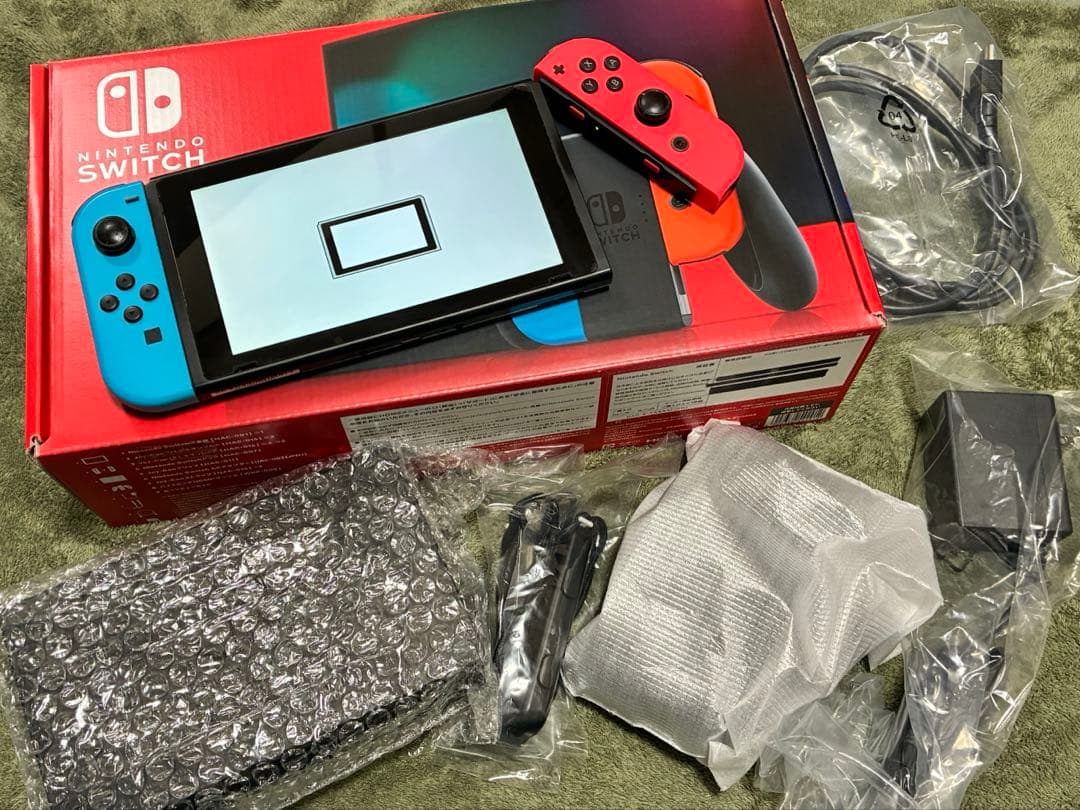 SDカード付【付属品完備】Nintendo Switch 本体 箱あり