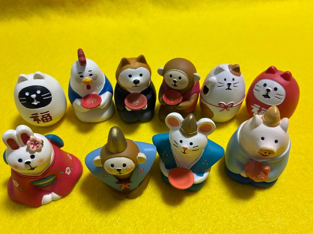 コンコンブル　干支　正月　37点