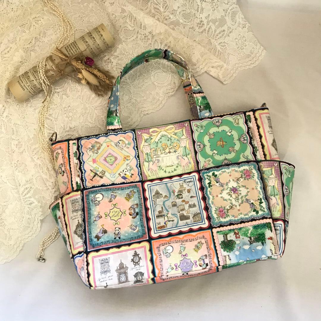 お花の子様　オーダー品　トートバッグ　A4サイズ　ユキエモン　ハンドメイド