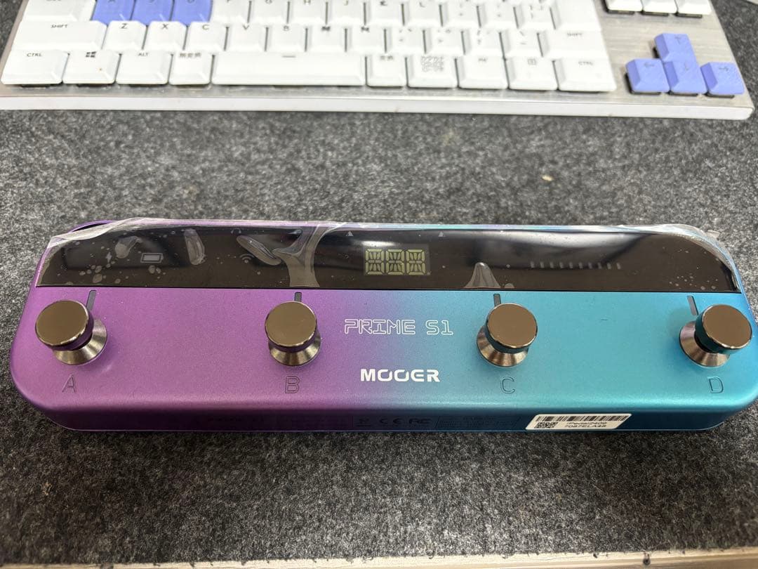 MOOER PRIME S1 エフェクトスイッチ