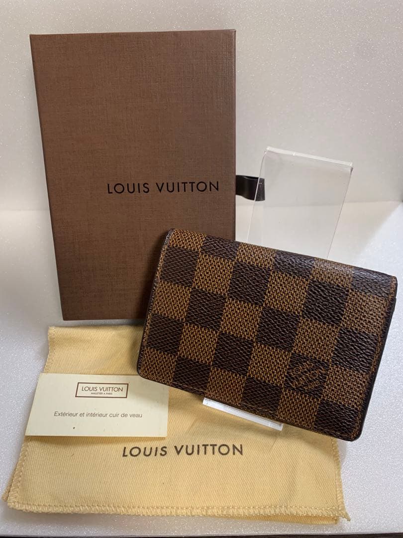 【美品】LOUIS VUITTON ダミエ カードケース　名刺入れ