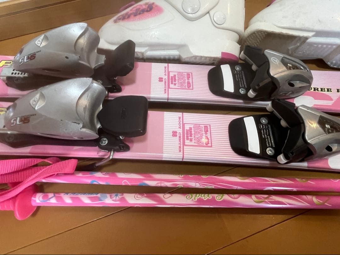 美品 ジュニア用スキー&ウェアフルセット身長85〜120cmくらいのお子様向け