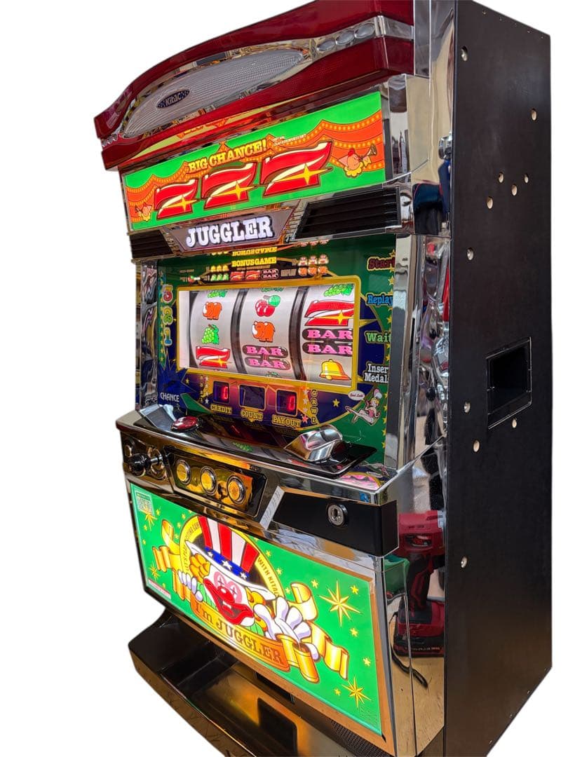 【まひな様送料込】アイムジャグラーEX-TP グリーンパネル パチスロ 実機