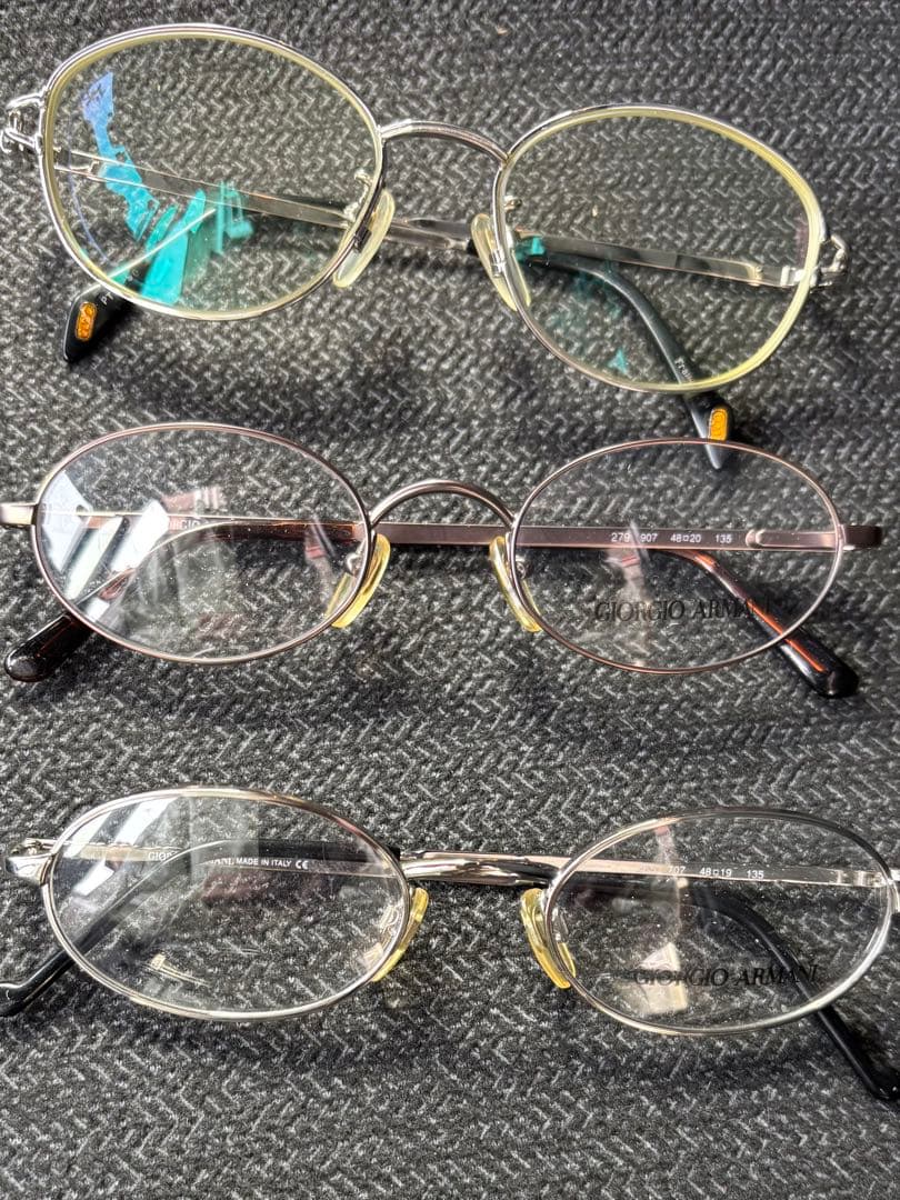 GUCCI、ジョルジオアルマーニメガネフレームまとめ売り