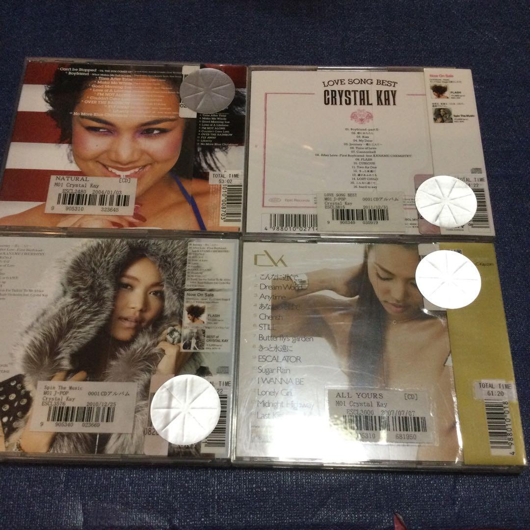 クリスタルケイ　ベスト　アルバム　まとめcrystal kay CD 邦楽DVD