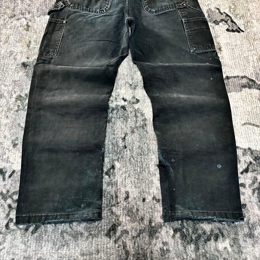 スペシャル美品 B01 ブラックフェード 金ボタン 良フェード ゆるだぼ 一点物